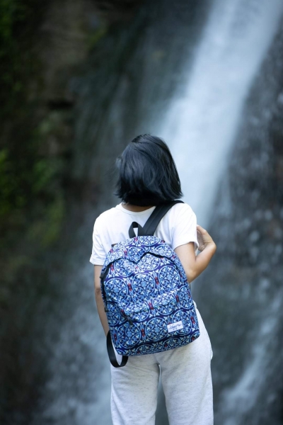 Rucksack, Blau